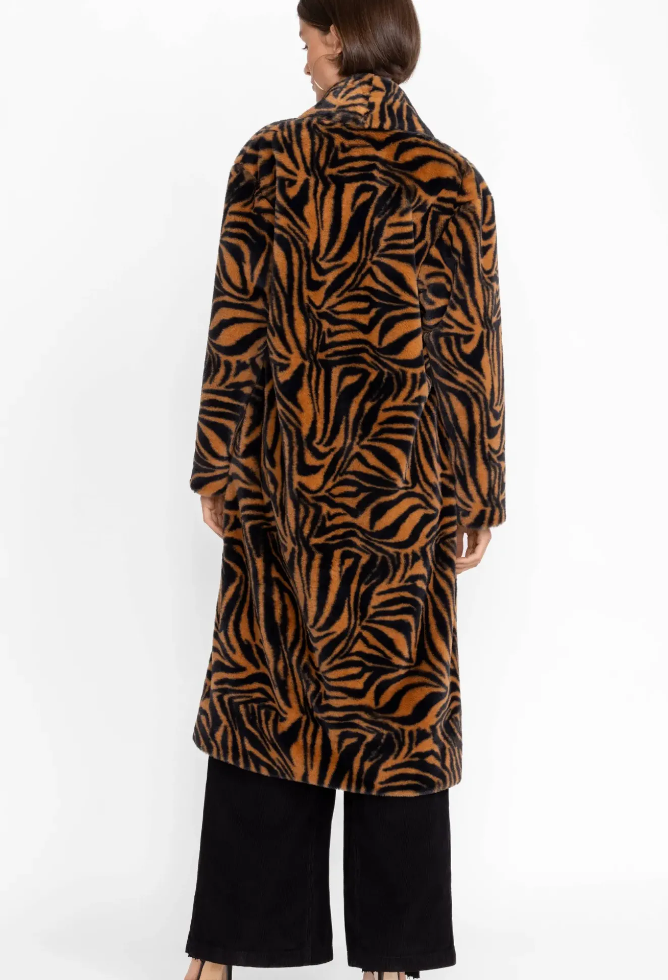 Faux Fur Long Coat