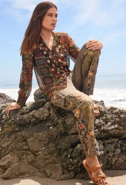 Flavie Mesh Blouse