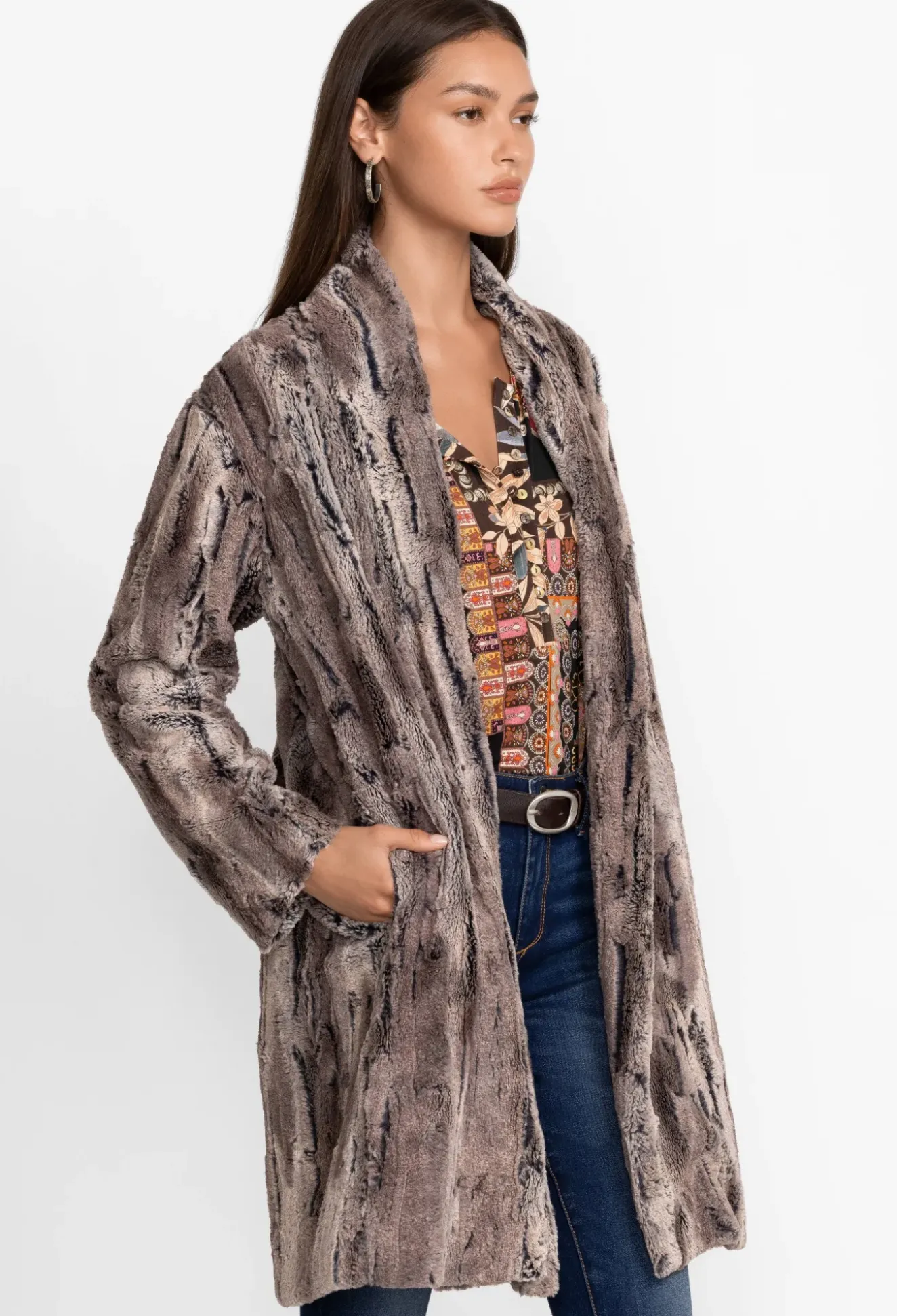 Foxy Faux Fur Jacket