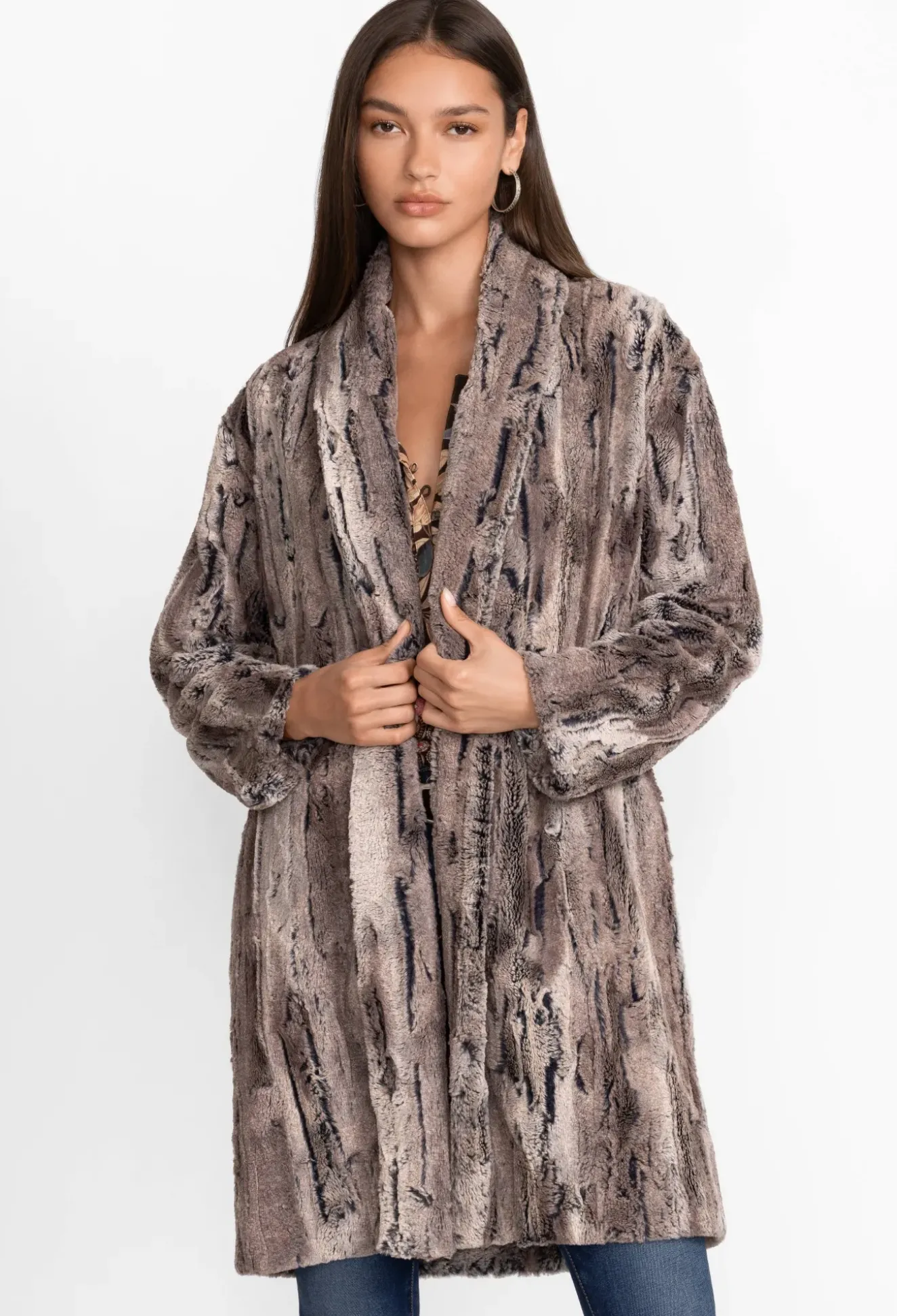 Foxy Faux Fur Jacket