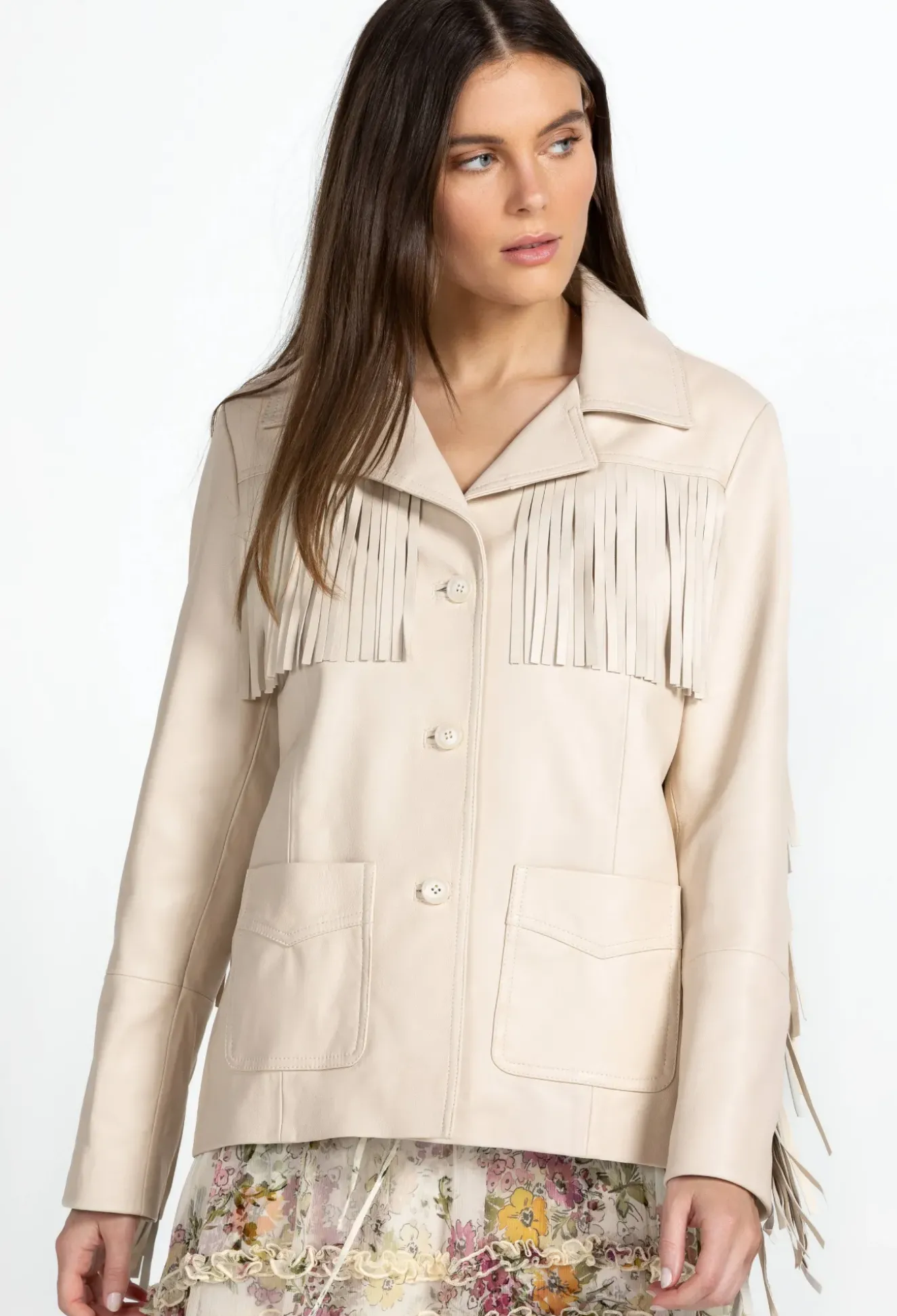Frangia Leather Jacket