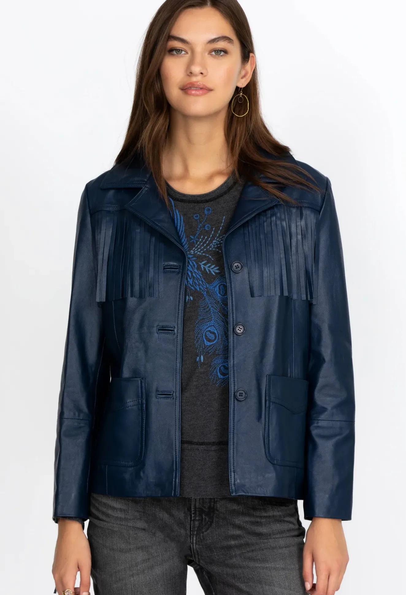 Frangia Leather Jacket