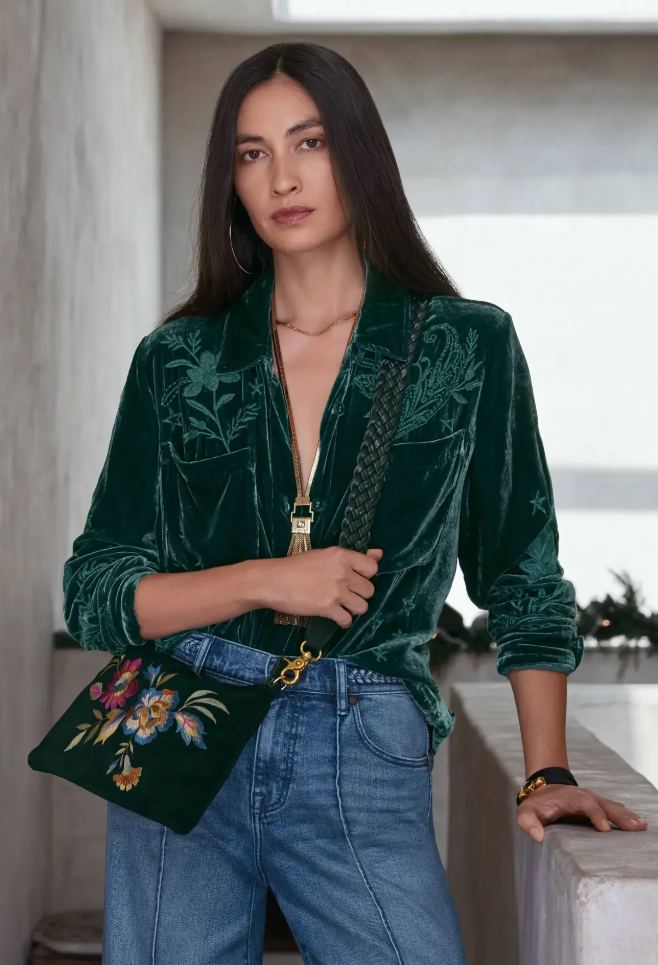 Frankie Velvet Chore Jacket