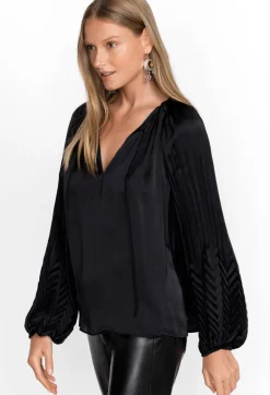 Gemma Pleated Blouse