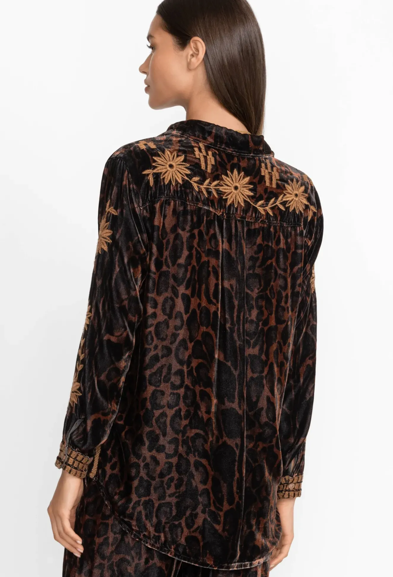 Georgina Velvet Oversized Shirt