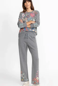 Griffin Wide Leg Ribbon Pant