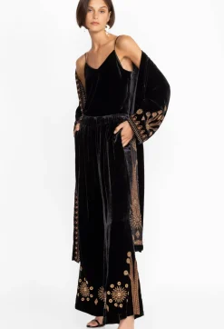 Heidi Velvet Wide Leg Pant
