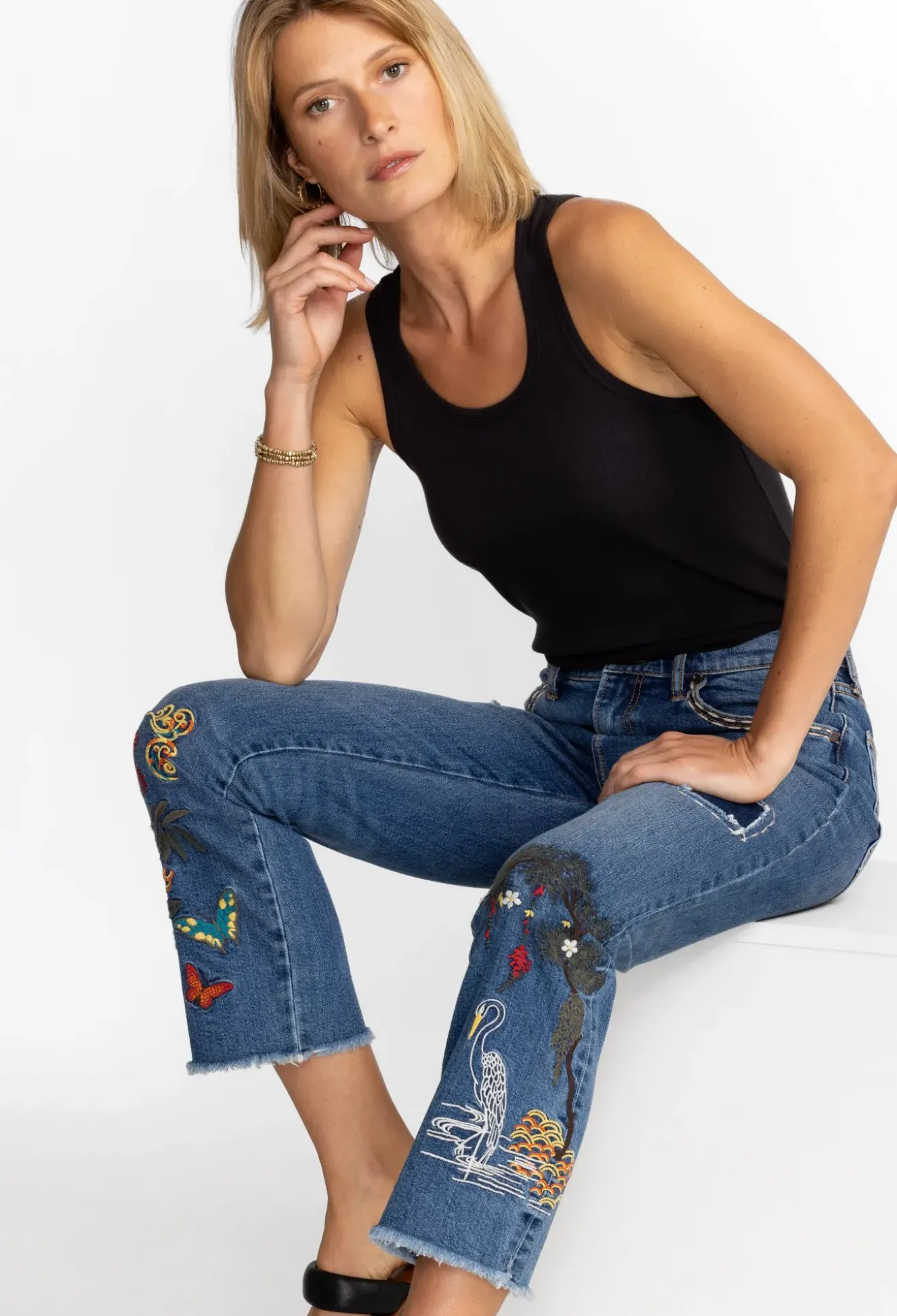 Heron Cropped Baby Boot Jean