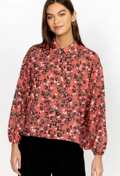 High Low Button Shirt