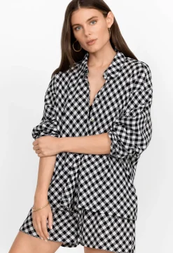 High Low Button Shirt