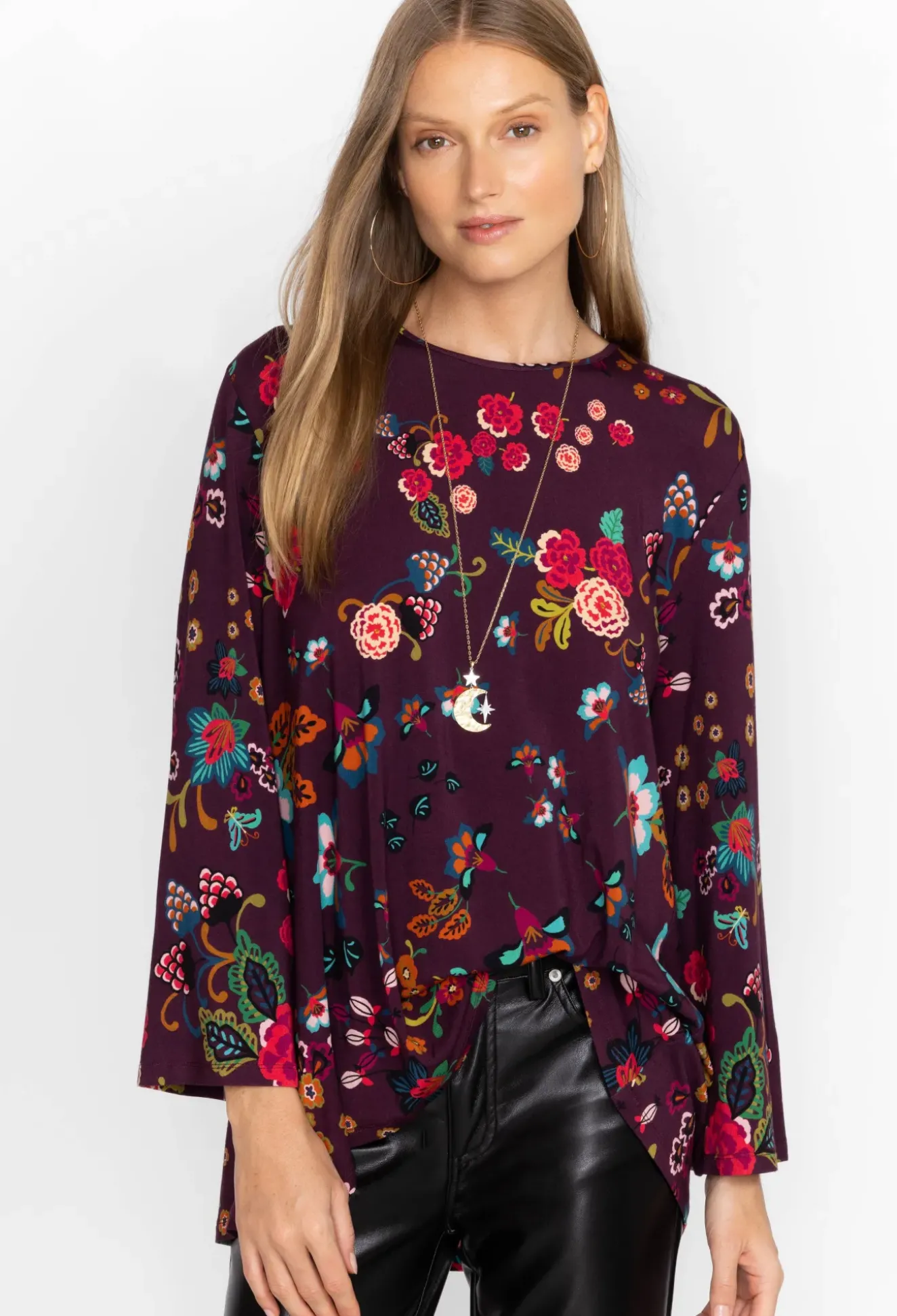 High Neck Swing Tunic