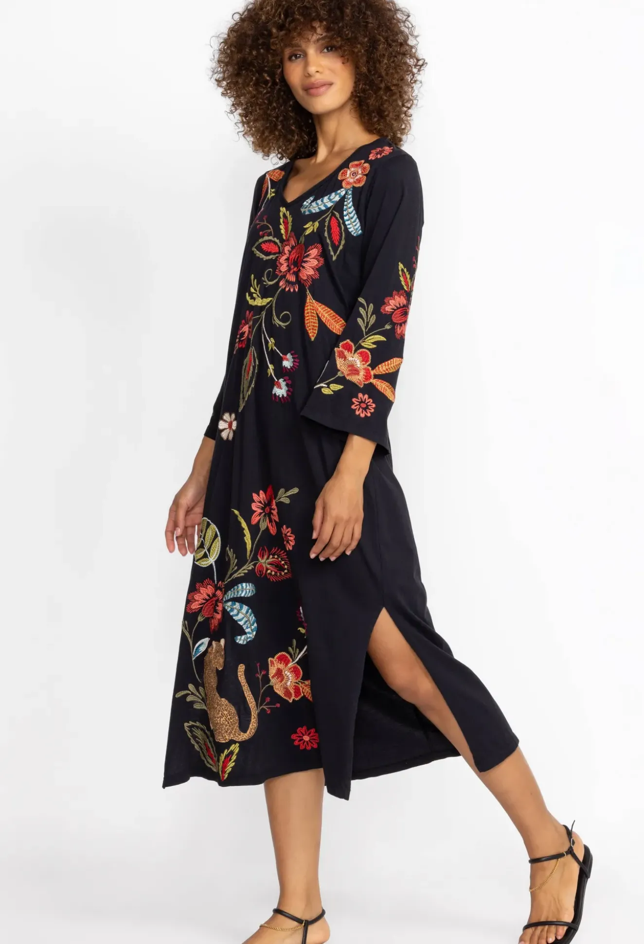 Isabella Kimono Sleeve Tee Dress