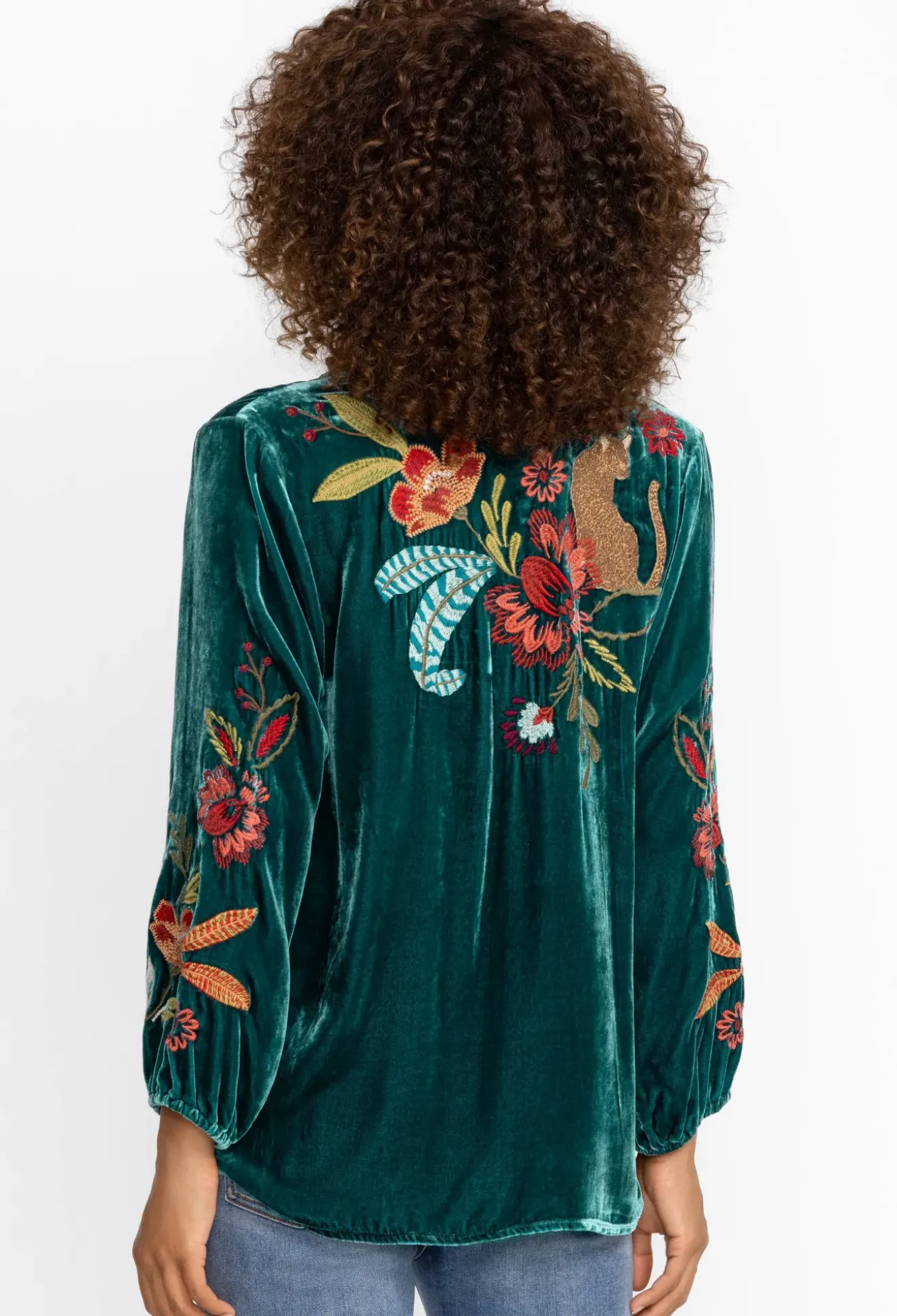 Isabella Velvet Field Blouse
