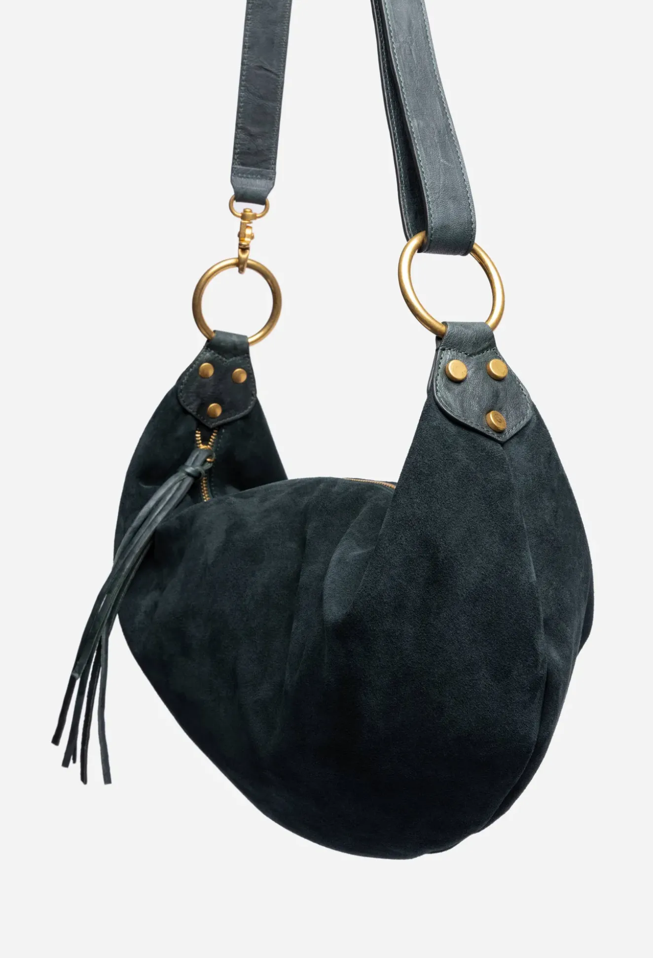 Italian Suede Faithful Bag