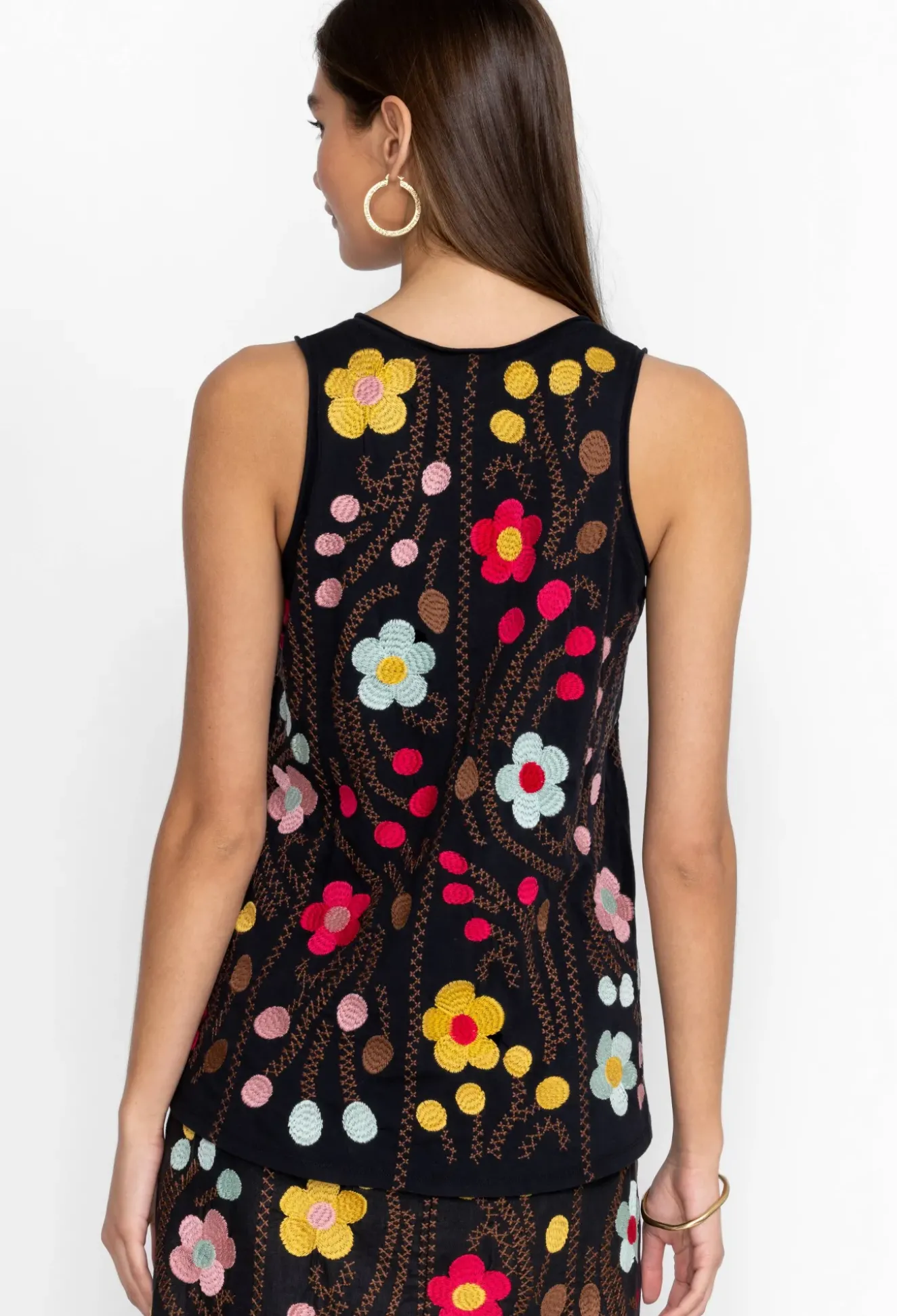 Joni Raw Edge V-Neck Tank
