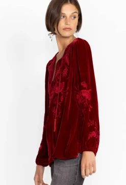 Junie Velvet Relaxed Blouse