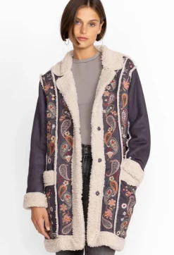 Lori Suede Sherpa Jacket