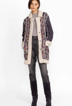 Lori Suede Sherpa Jacket