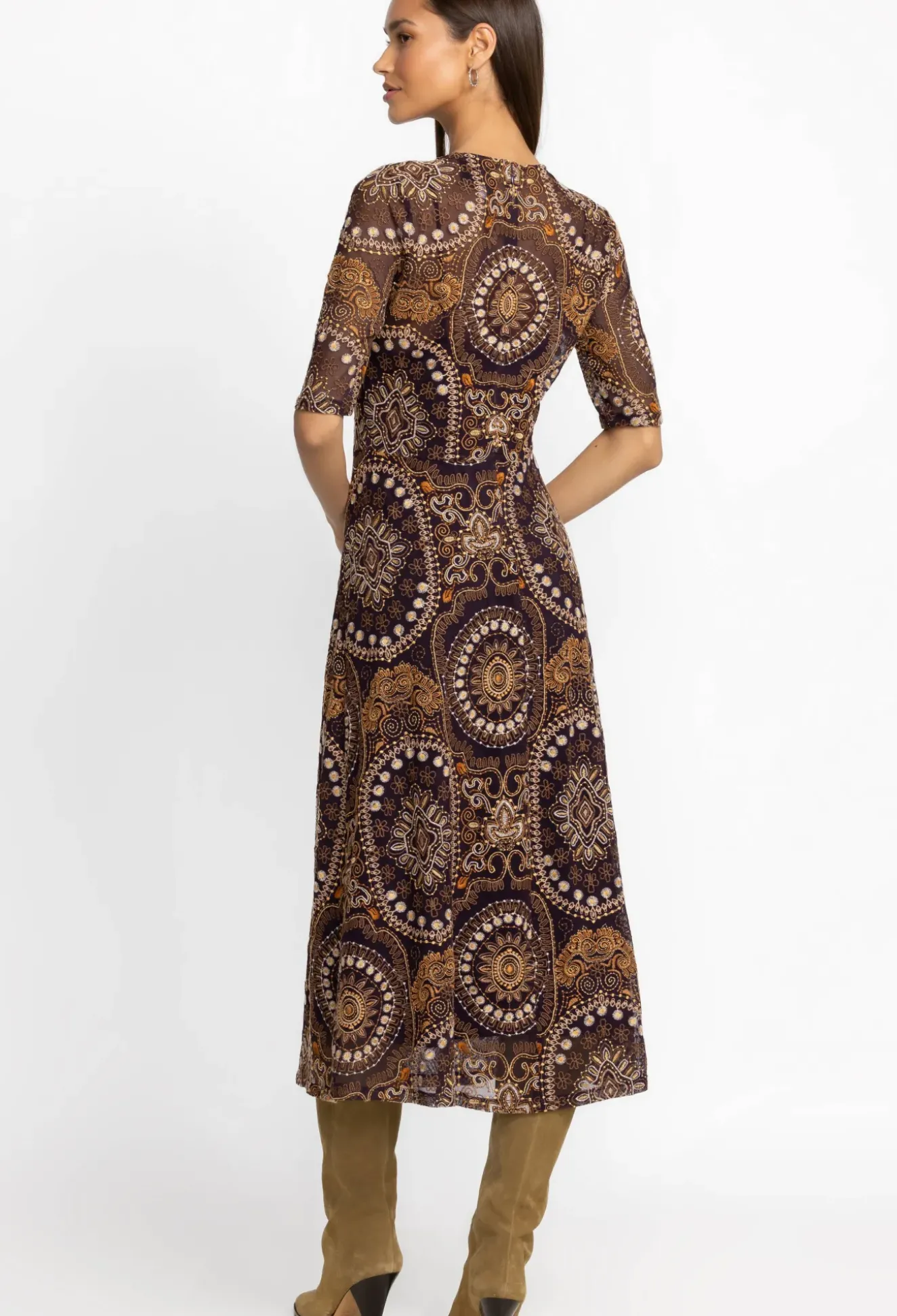 Loving Is Easy Mesh Midi Dress