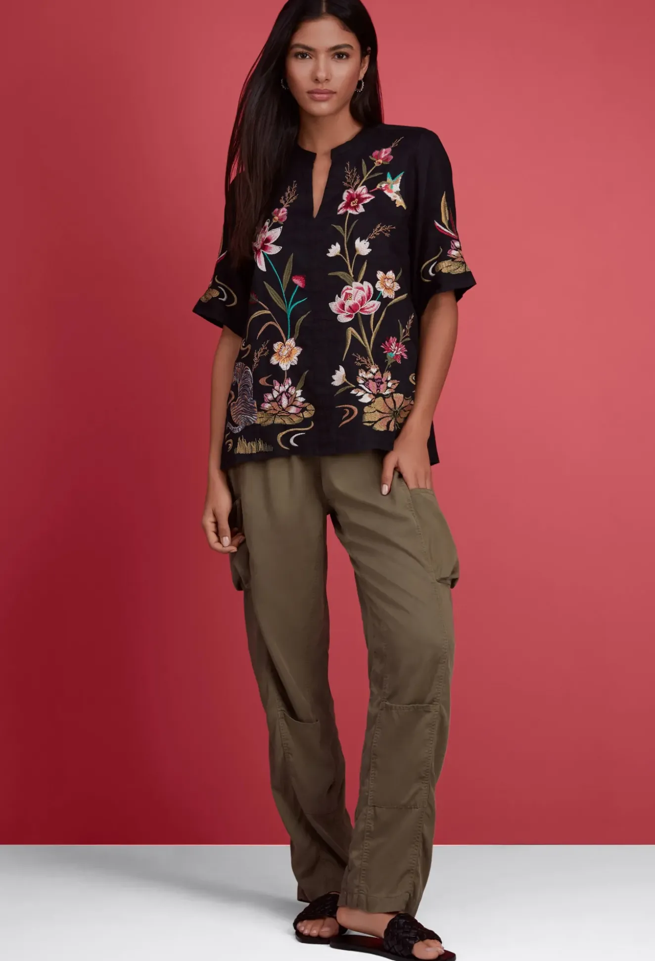 Maisie Easy V-Neck Top