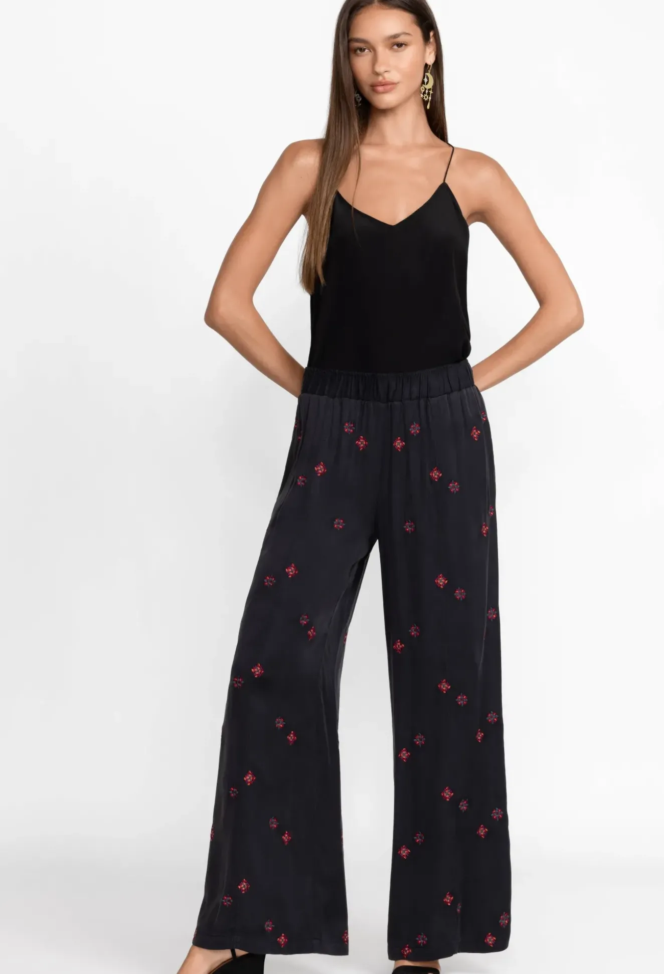 Maxine Seamed Wide Leg Pant