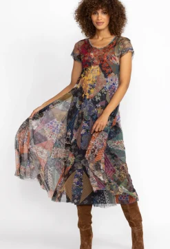 Mazzy Godet Short Slv Dress