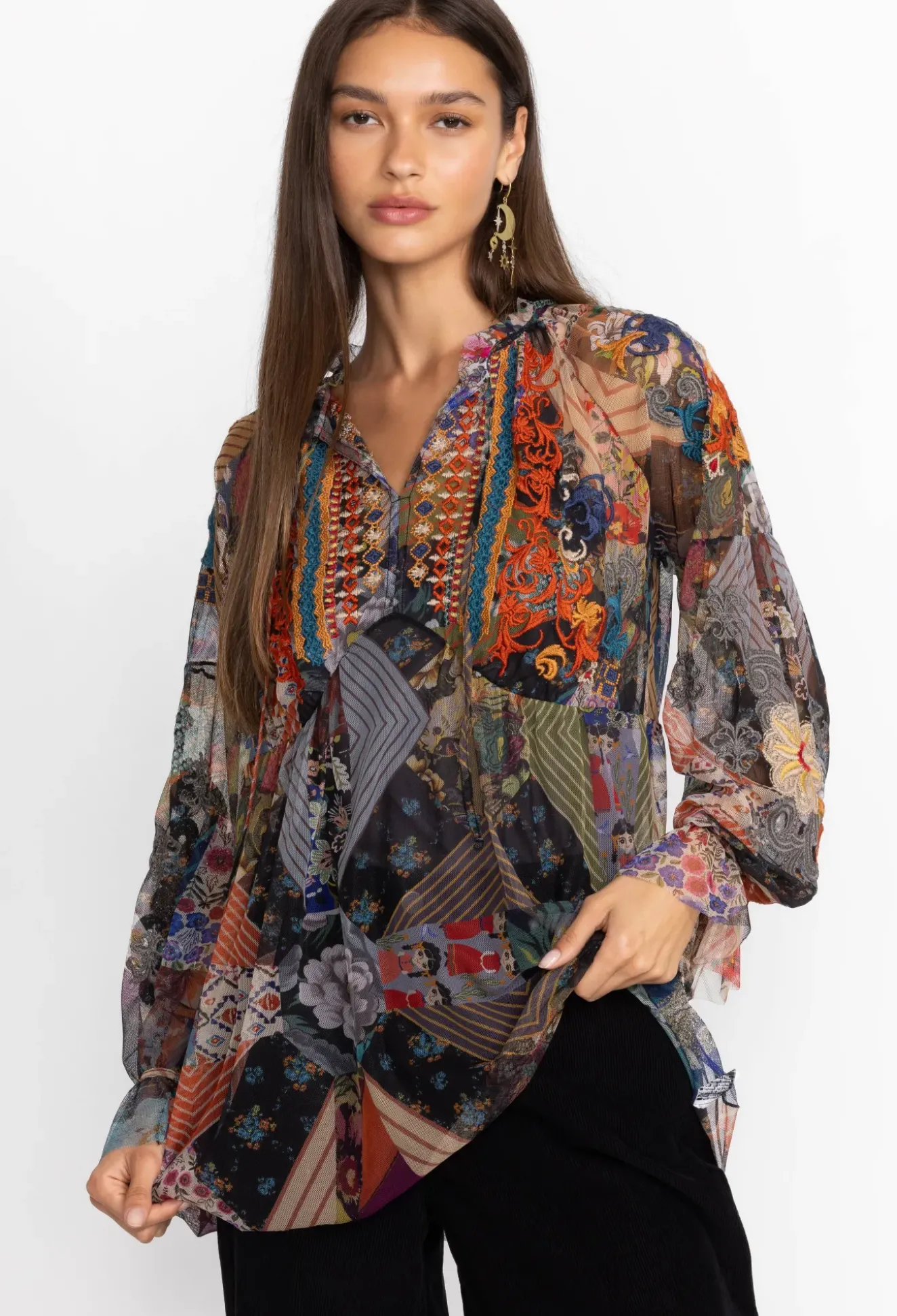 Mazzy Poet Blouse
