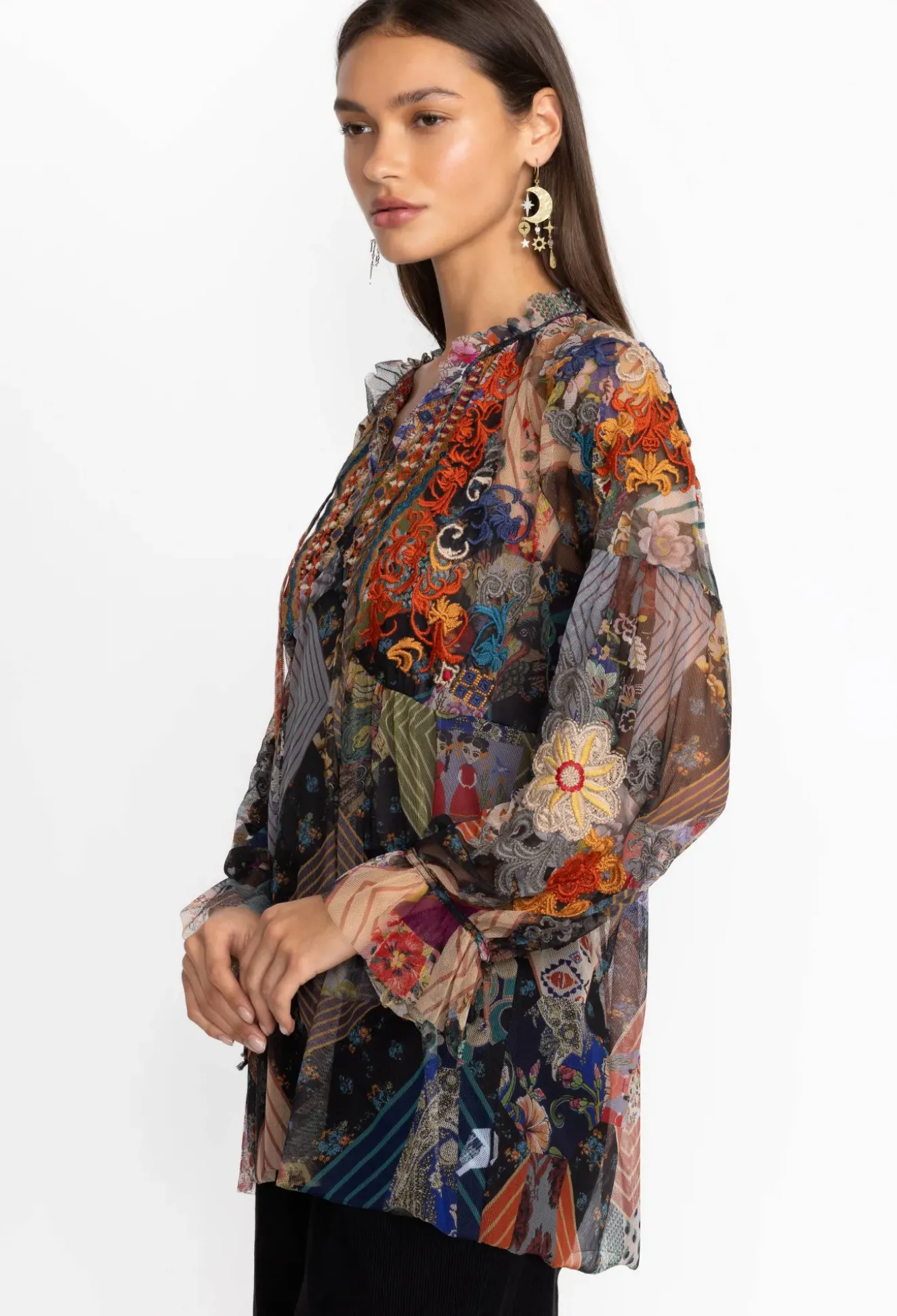 Mazzy Poet Blouse
