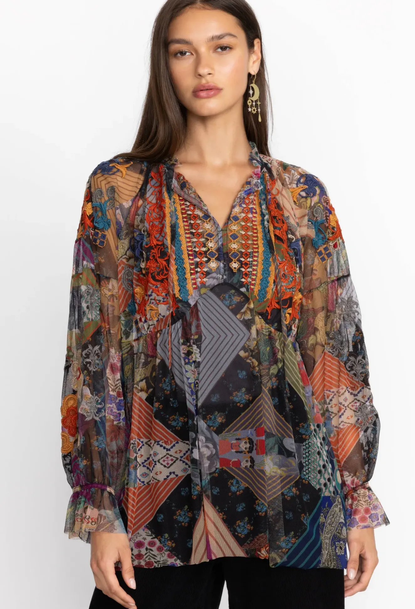 Mazzy Poet Blouse