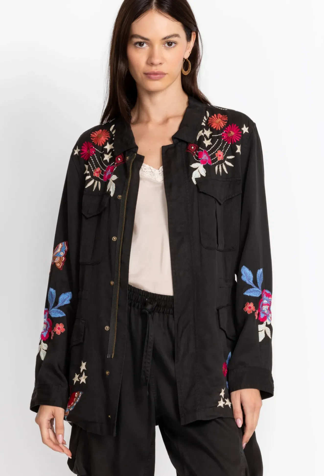 Mika Paris Drawstring Military Jacket