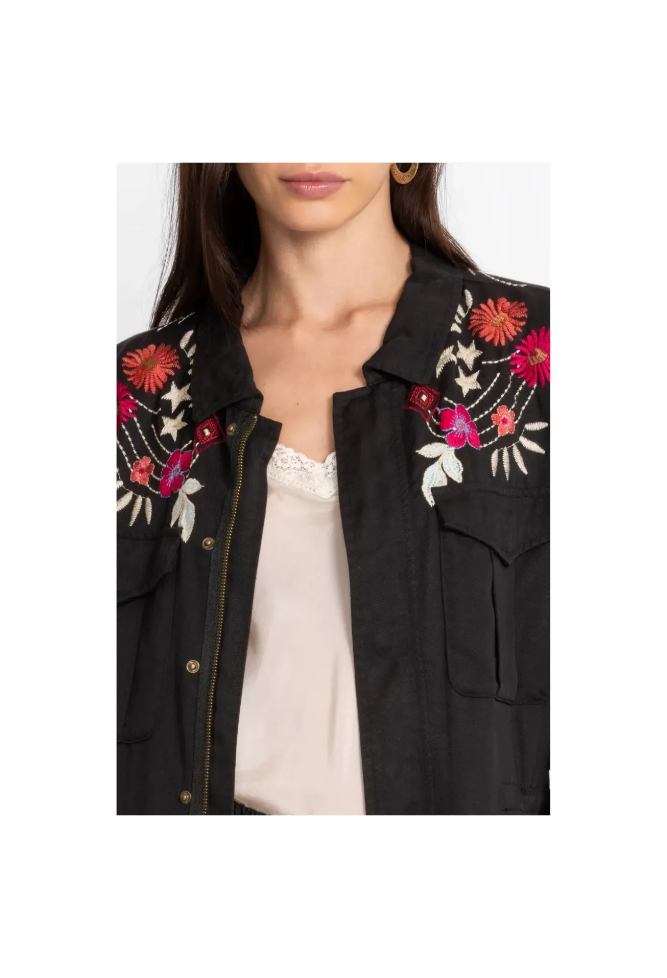 Mika Paris Drawstring Military Jacket