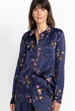 Misty Rayon Button Down Shirt