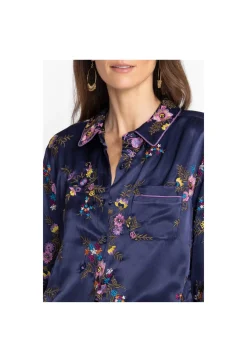 Misty Rayon Button Down Shirt
