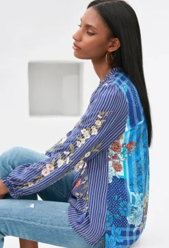 Nalina Ruffle Scarf Back Blouse