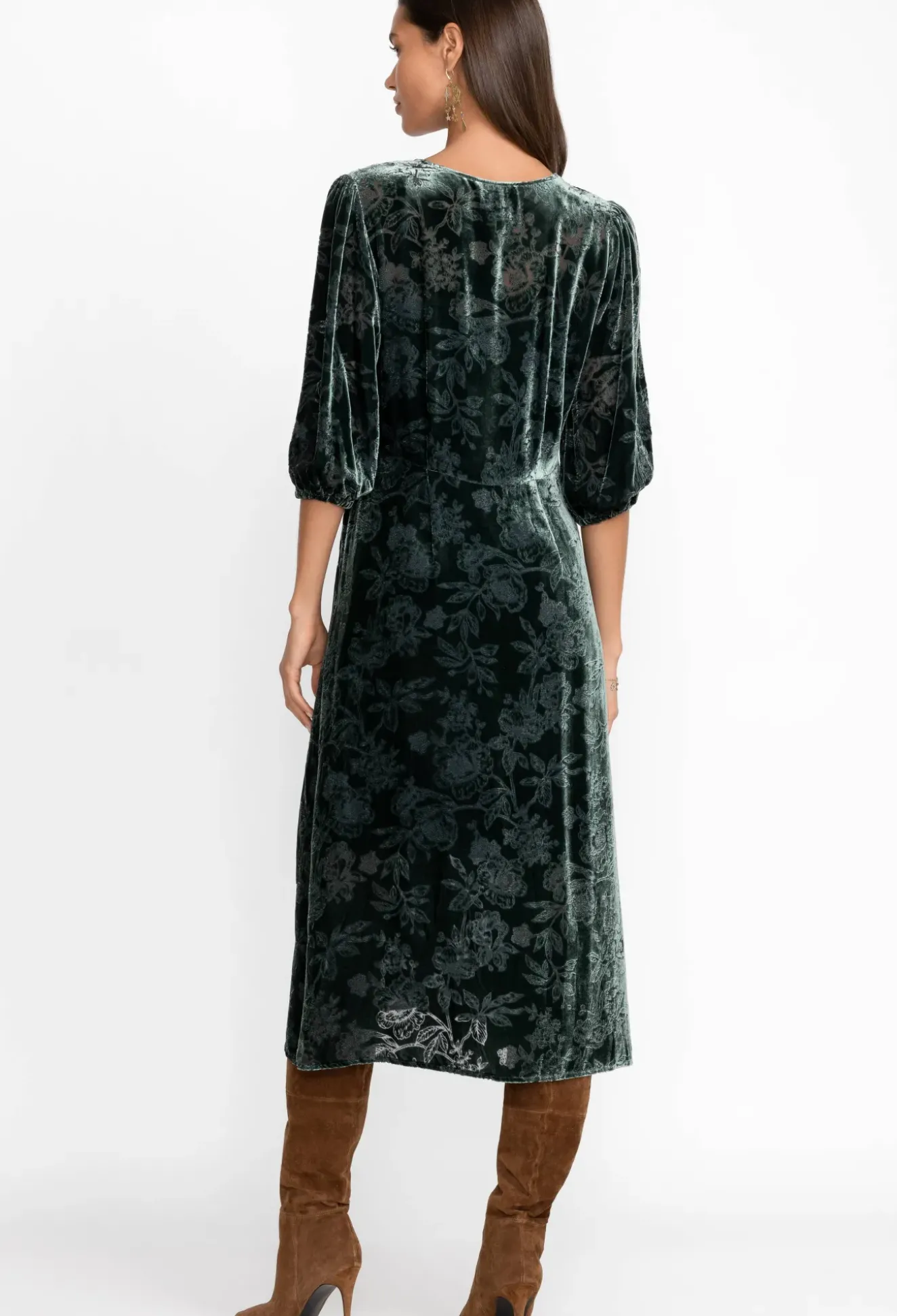 Natalia Silk Midi Dress