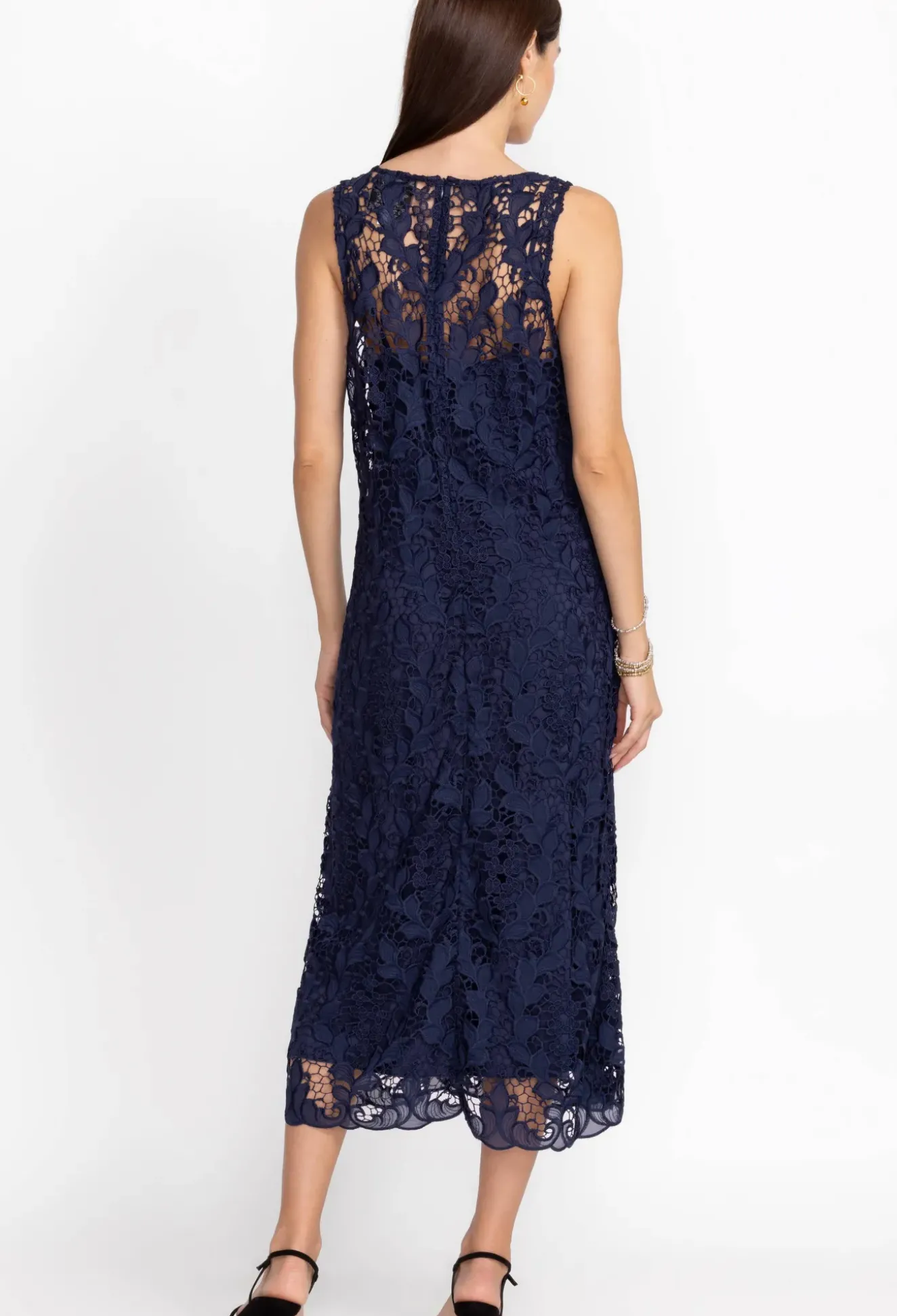 Natalie Lace Midi Dress