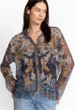 Noemie Mesh Blouse