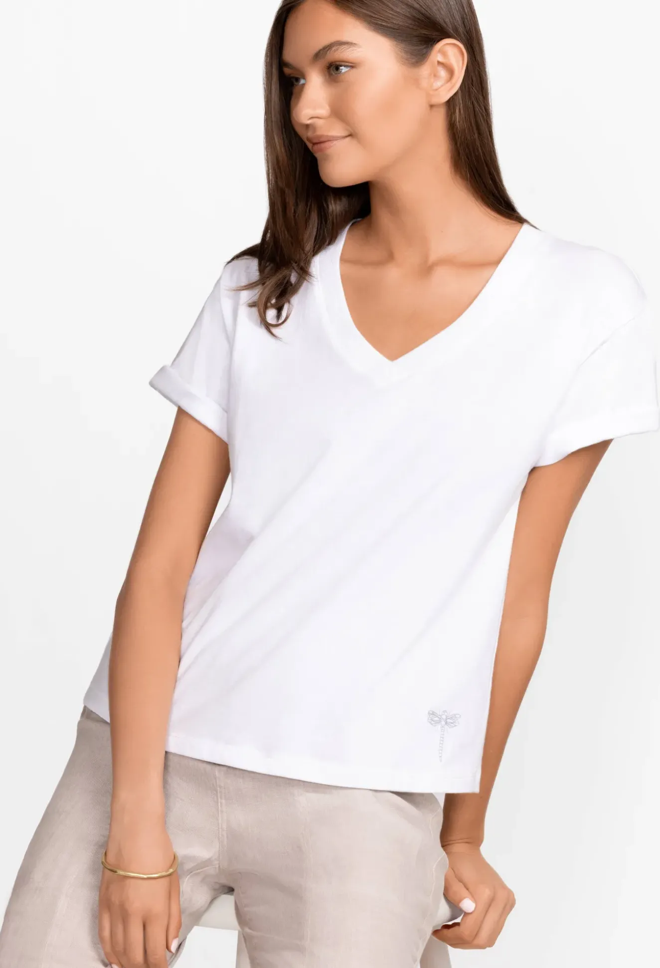 Organic Cotton Drop Shoulder Tee