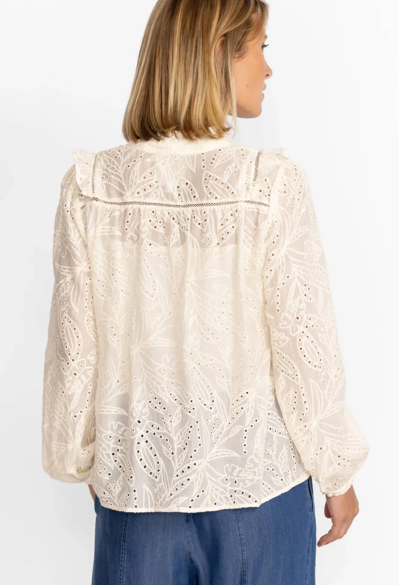 Palmas Ricas Eyelet Blouse