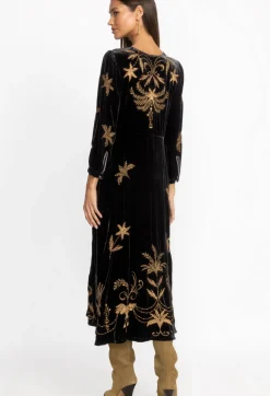 Palmira Velvet Effortless Midi Dress
