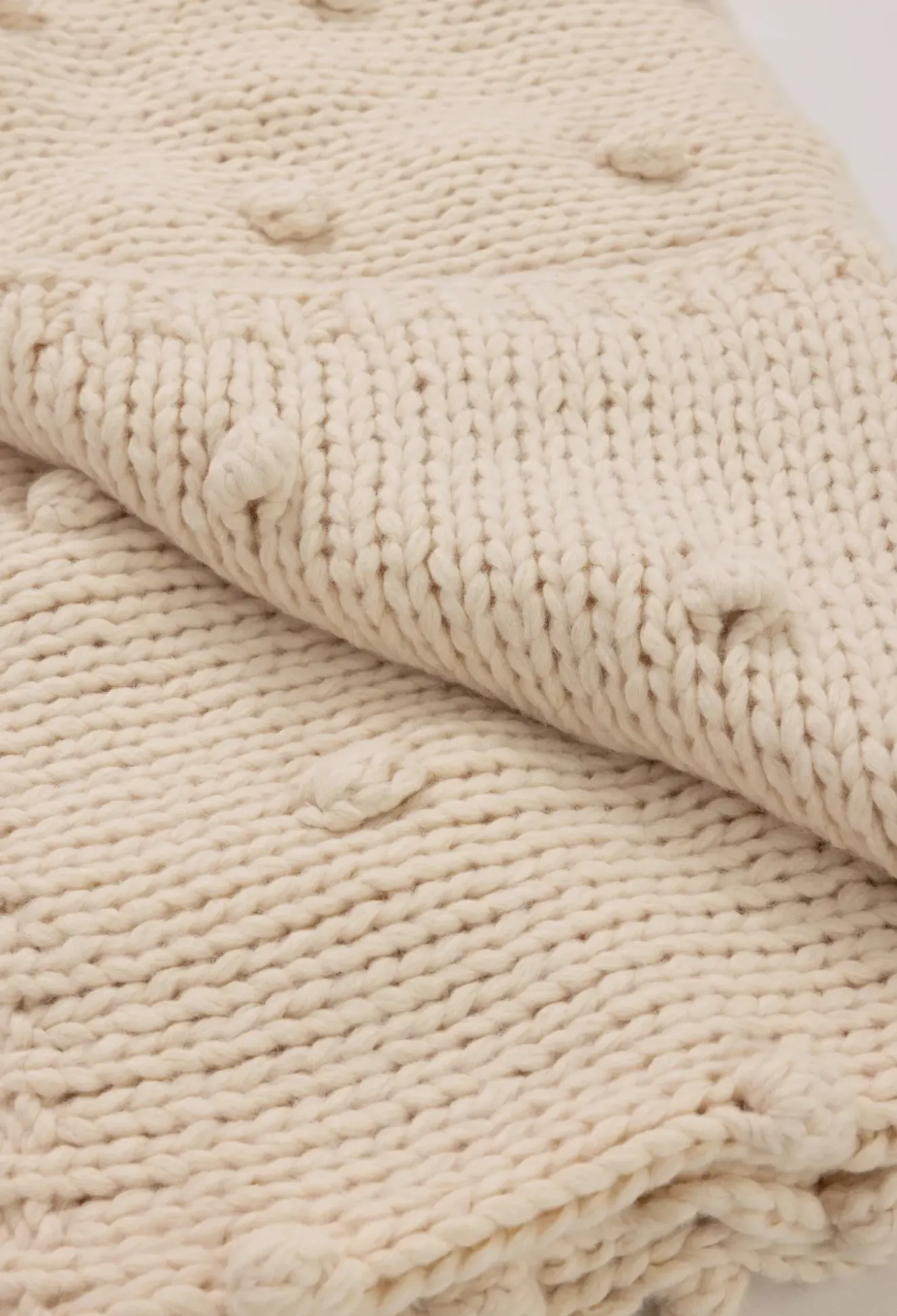 Pom Pom Throw Blanket