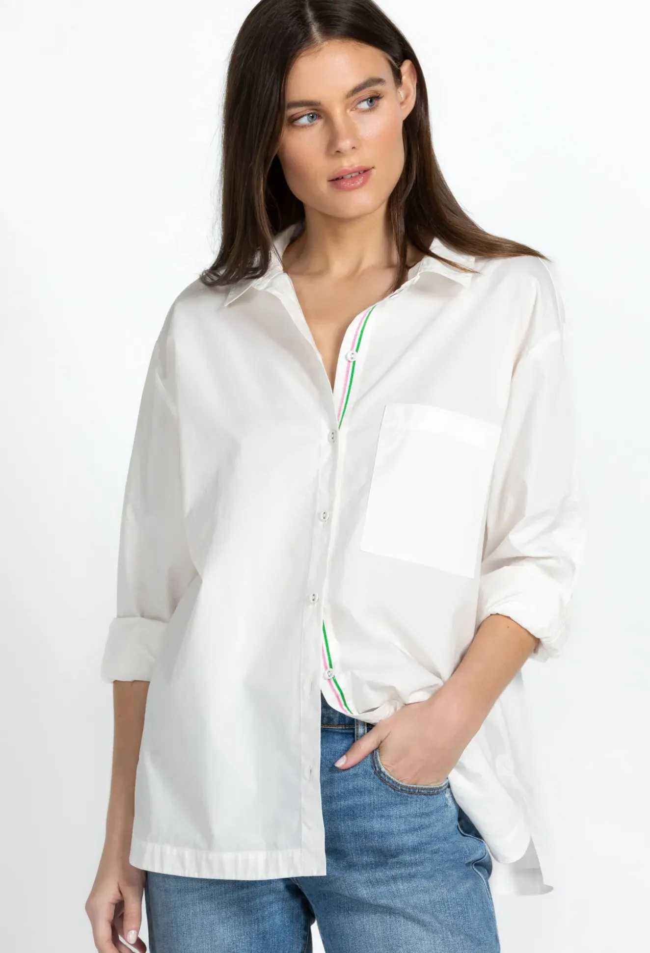 Poplin Relaxed Pocket Shirt