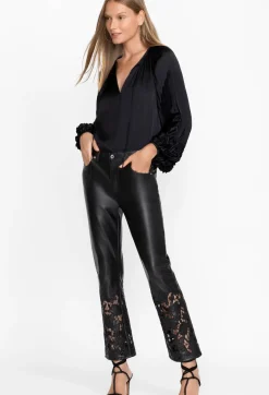 Portia Vegan Leather Pant