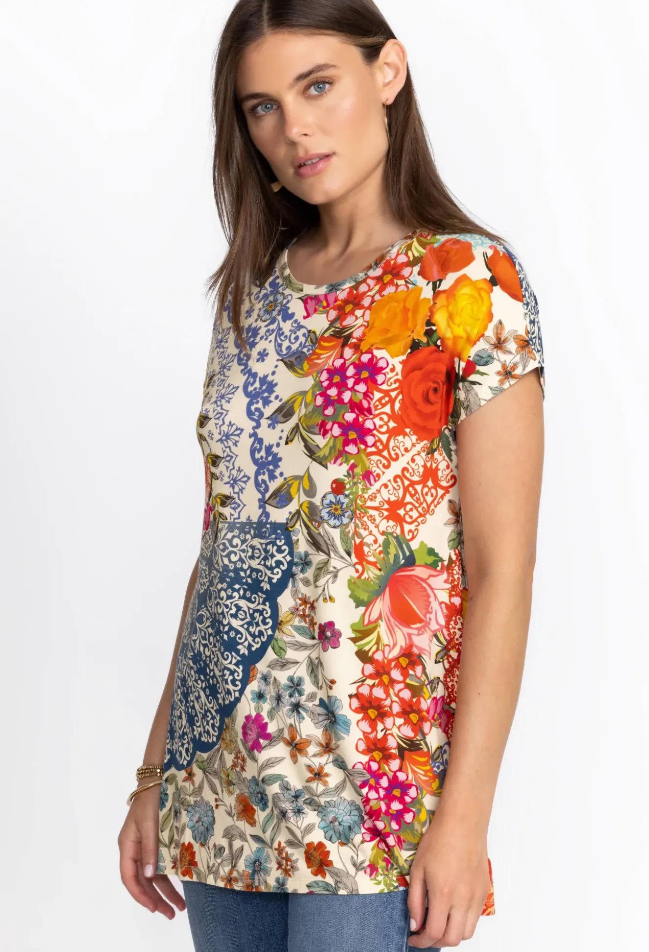 Relaxed Dolman Sleeve Tunic