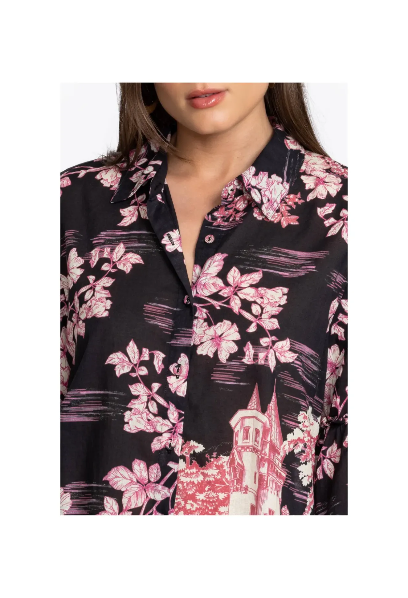 Ruffle Sleeve Blouse