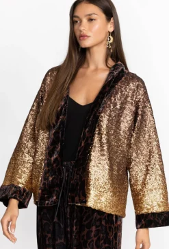 Sequin Plaza Kimono