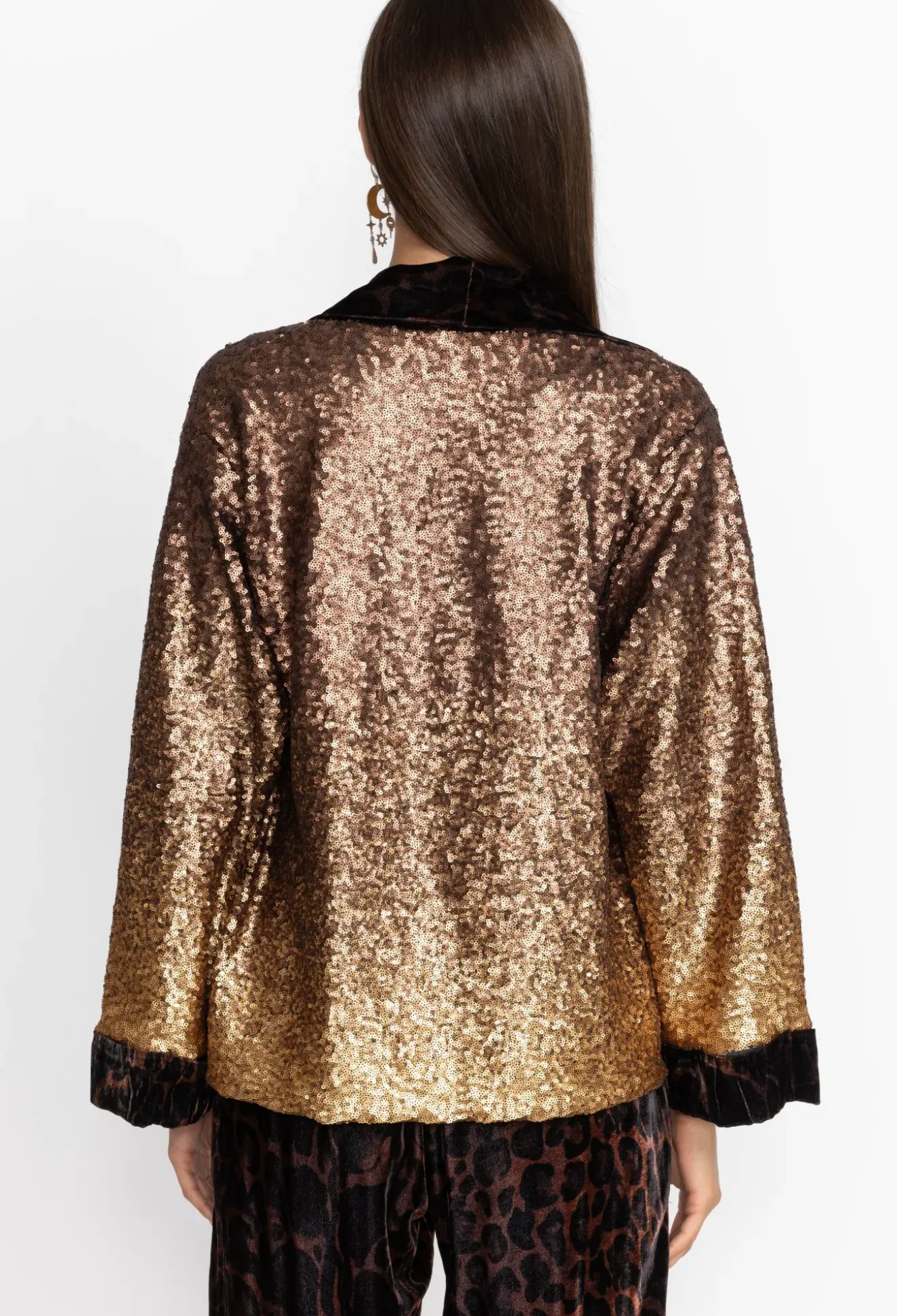 Sequin Plaza Kimono