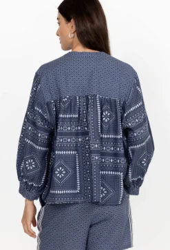 Shirred Yoke Blouse
