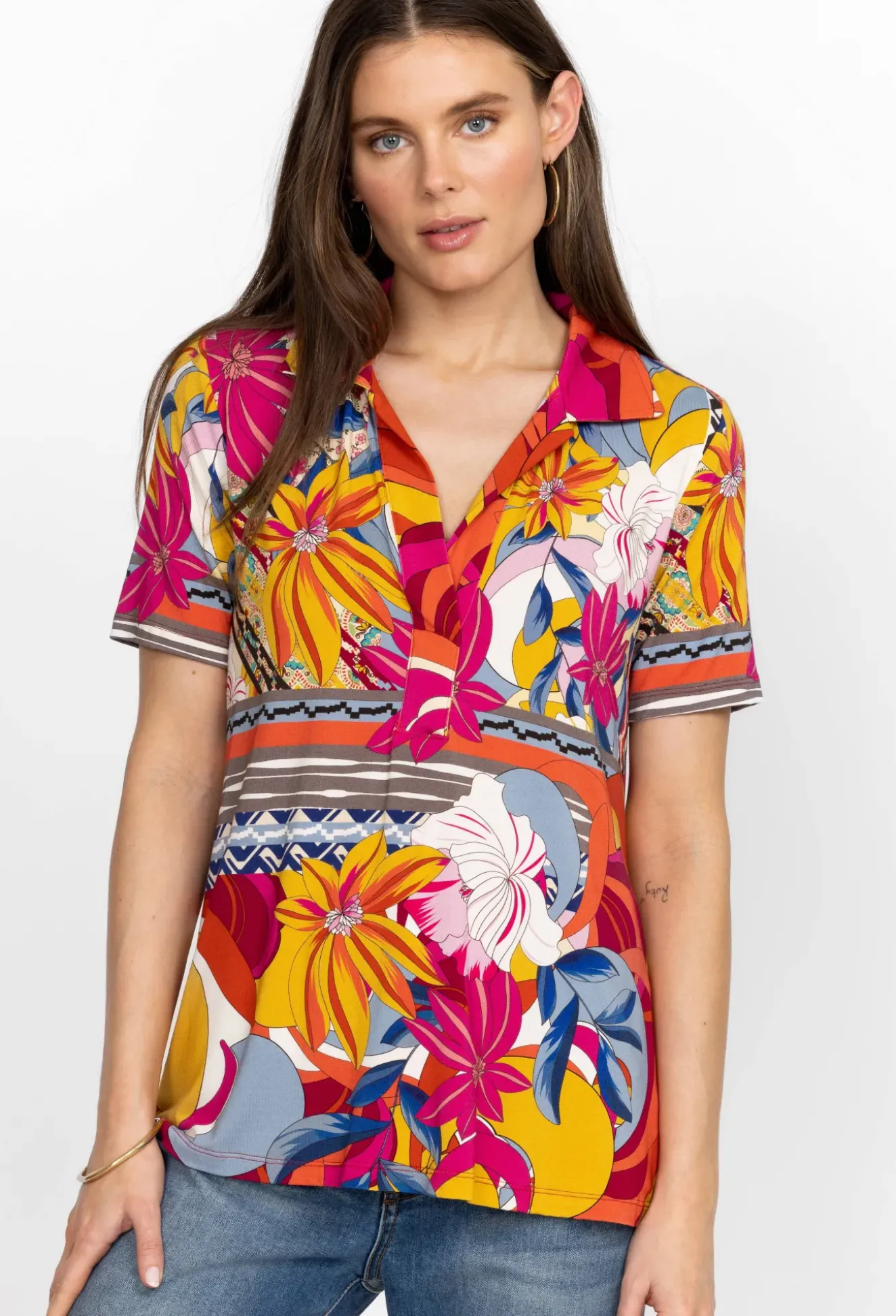 Short Sleeve Swing Polo
