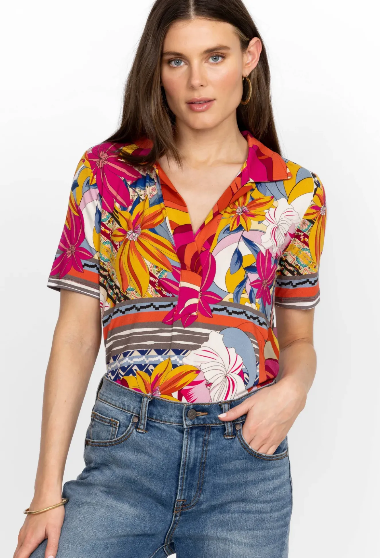 Short Sleeve Swing Polo